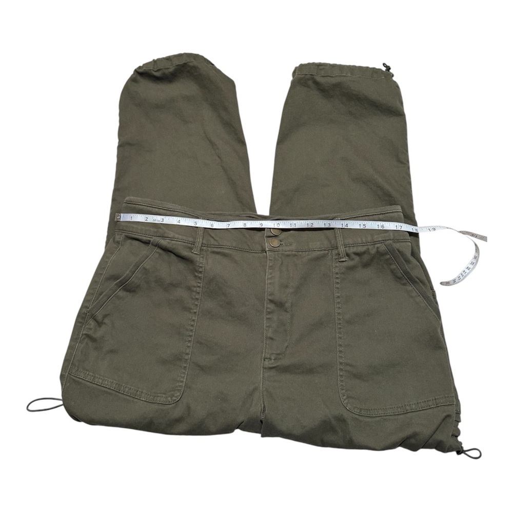 Democracy Ab” solution Olive Green Utility Jogger Pants Size 14